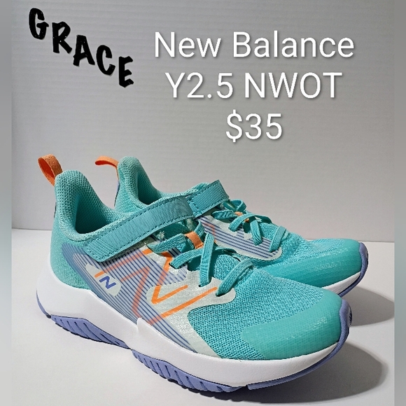New Balance Other - New Balance Kids' Aqua and Orange Sneakers